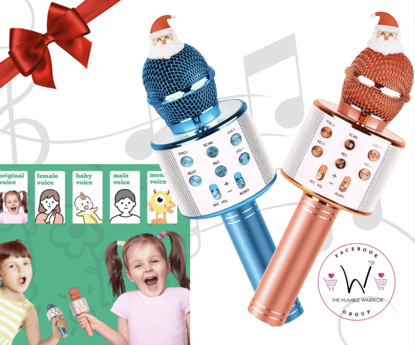 VERKB 2-Pack of Kid’s Karaoke Microphones!